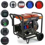 Agregat prądotwórczy 12kVA  9,5 kW 230/400V DIESEL BARRACUDA 9500 OPEN