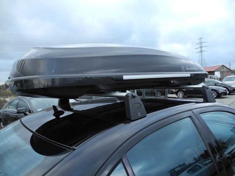 Box Dachowy Mercedes-Benz 400 l. bagażnik oryginał + belki mocujące