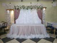Свадебная арка. Оформление и декор свадьбы, баннер, чехлы на стулья