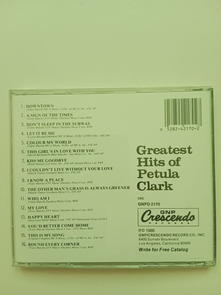 Petula Clark - Greatest Hits - USA