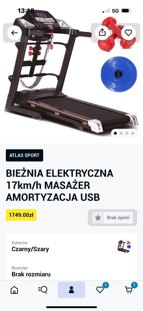 Bieżnia Decatlon jak nowa