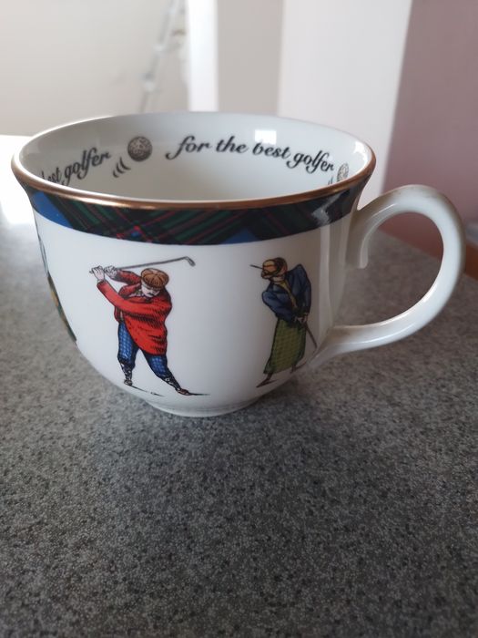 Kubek porcelanowy golfisty