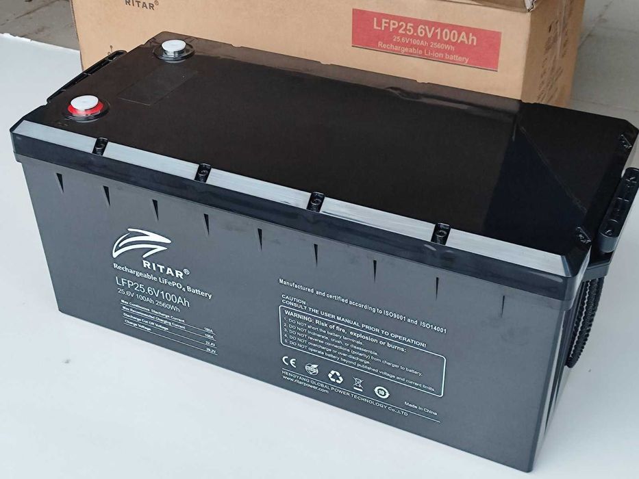 Гарантия 2 года Аккумулятор Литий-железо-фосфатный LiFePo4 100Ah 24В v