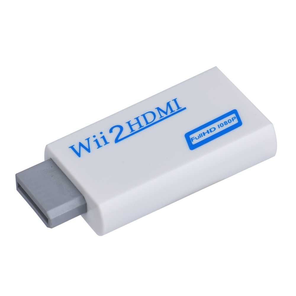 Conversor Adaptador Wii para HDMI Full HD 1080P + Áudio 3,5 mm