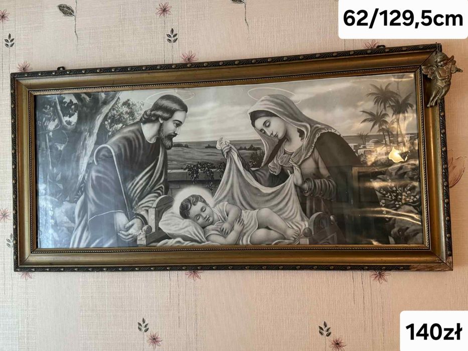 Duży obraz PRL Święta Rodzina