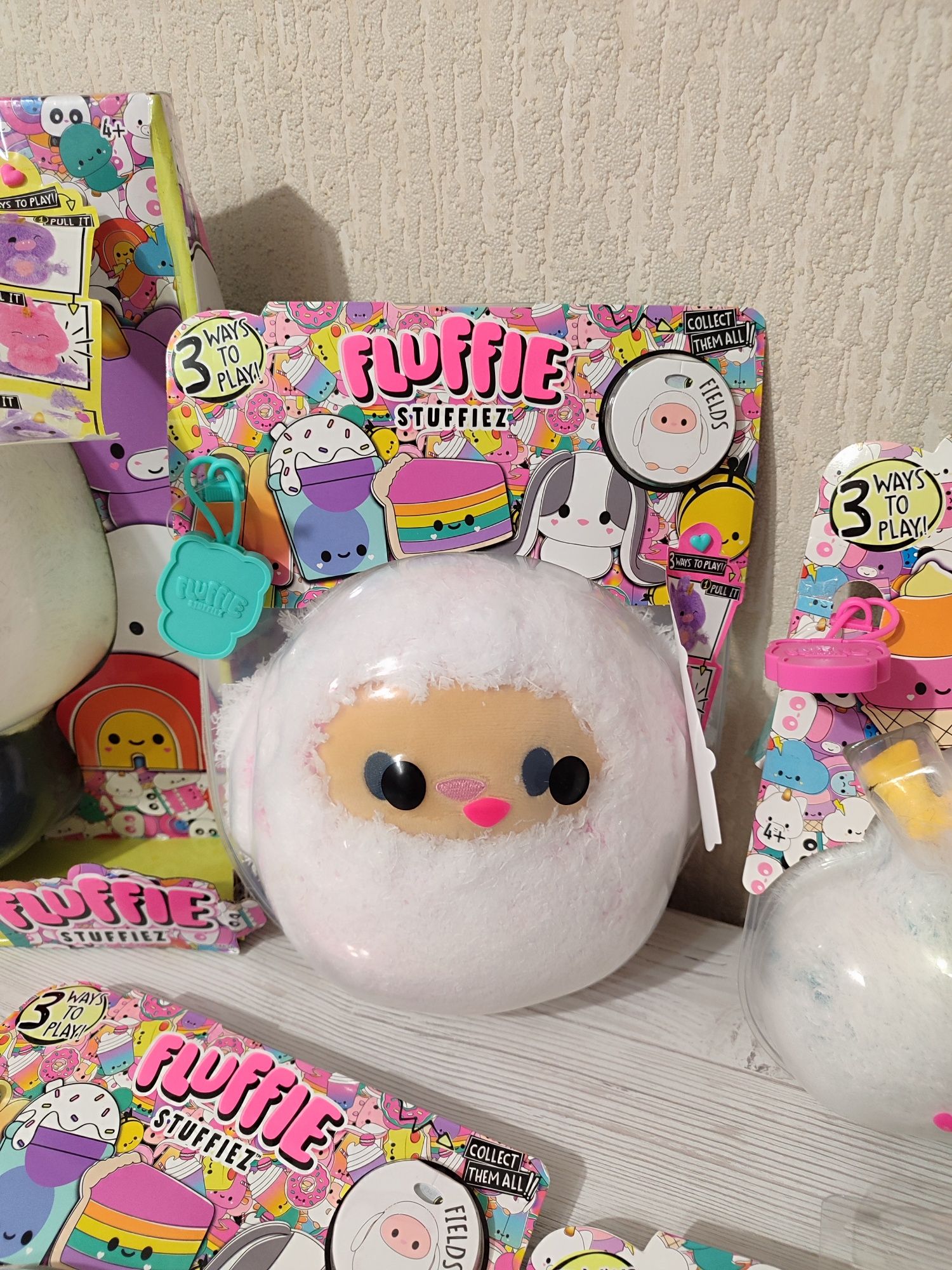 Нова м'яка іграшка антистрес Fluffie Stuffiez Fields Овечка Оригінал