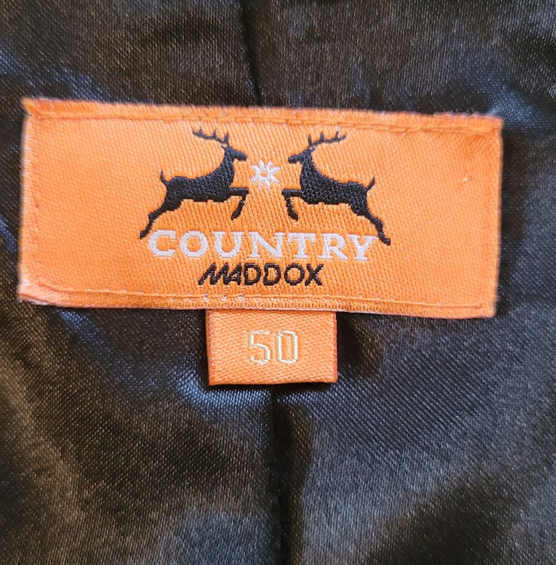 Kamizelka Country Maddox folkowa r. M/L granatowa niepowtarzalna