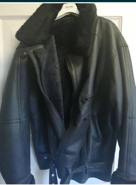 Натуральная кожаная куртка (авиатор)