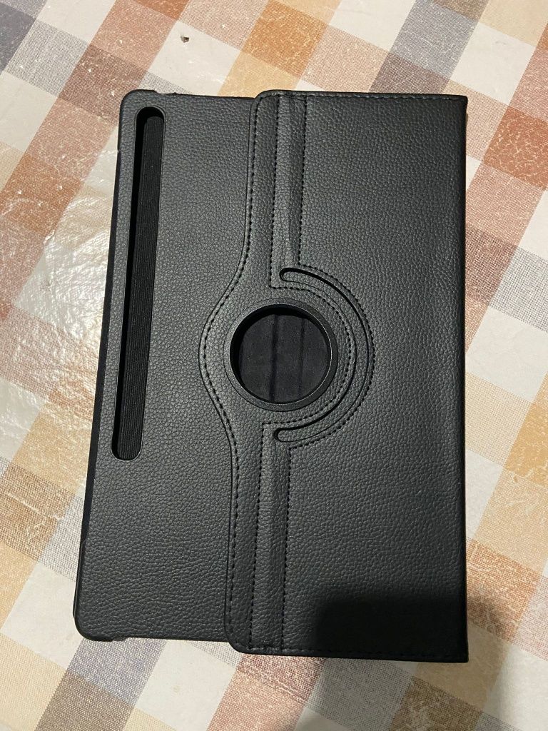capa livro cor preta Galaxy tab s7 fe e S7 plus