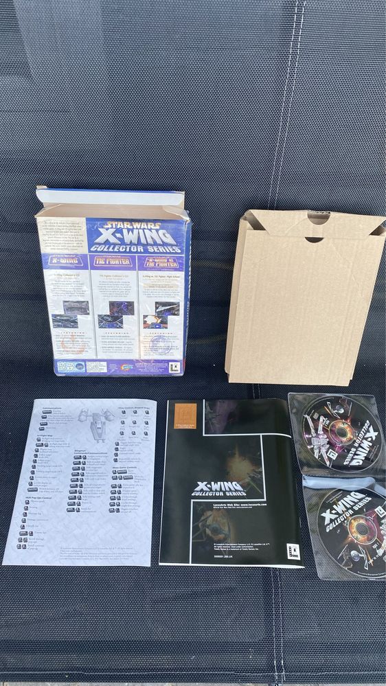 X-wings star wars gra PC box collector series