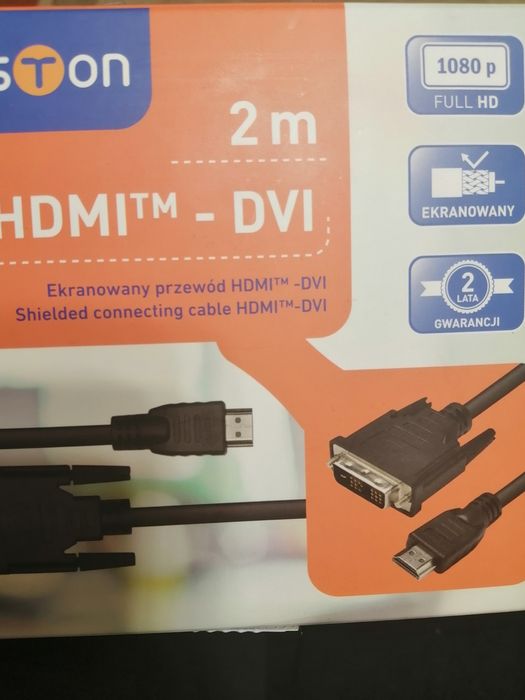 Sprzedam nowy kabel HDMi - DVI.