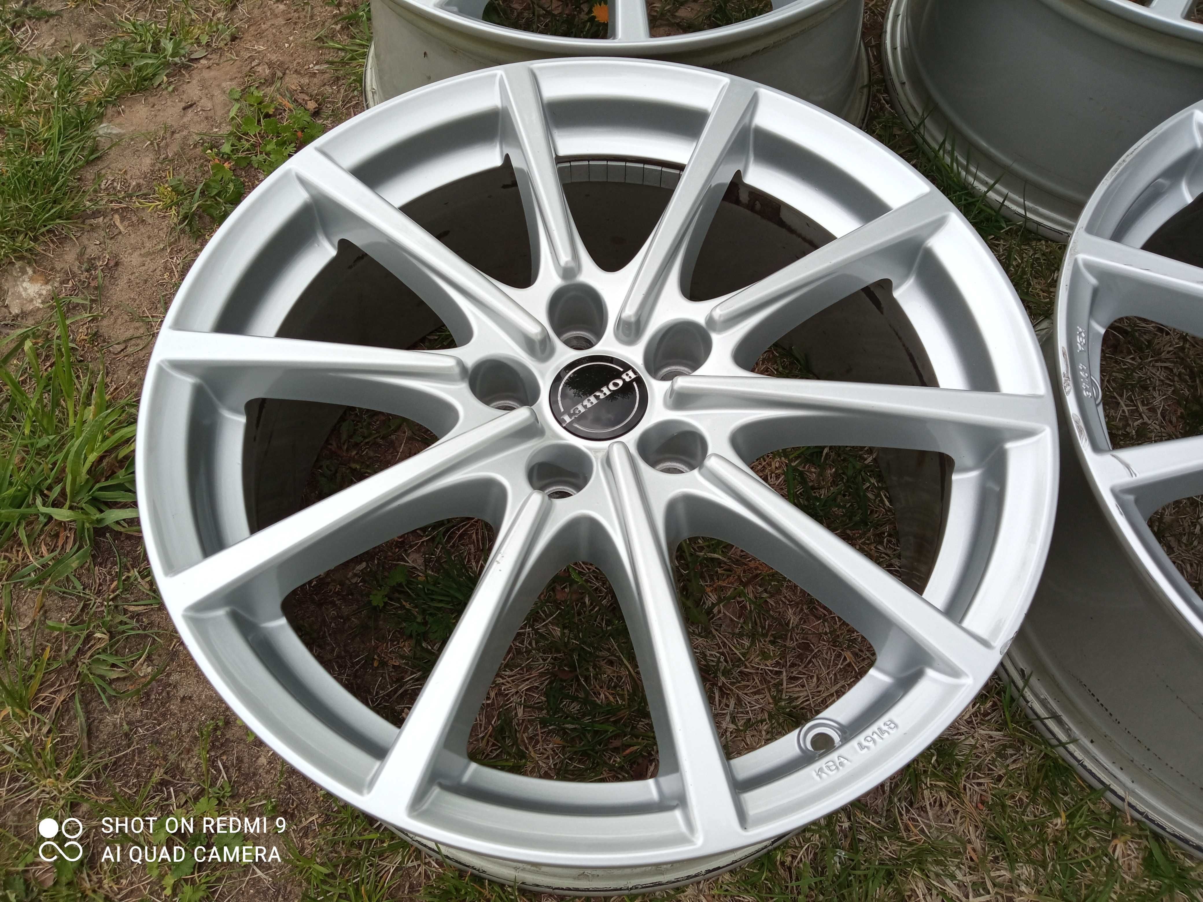 Felgi Borbet 18cali 5x115 et48 8J Opel Astra Insignia Zafira