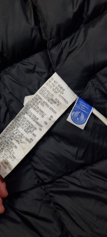 Kurtka Canada Goose, parka, czarna, futro z jenota, oryginalna, logo