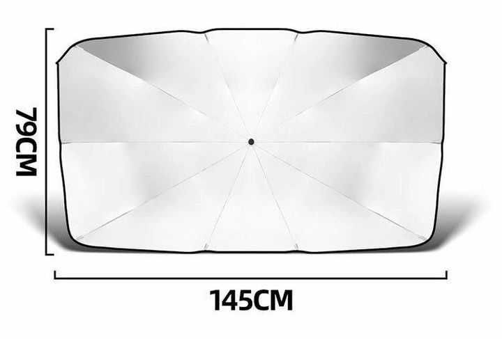 Сонцезахисна парасолька для лобового скла автомобіля, зонт на скло