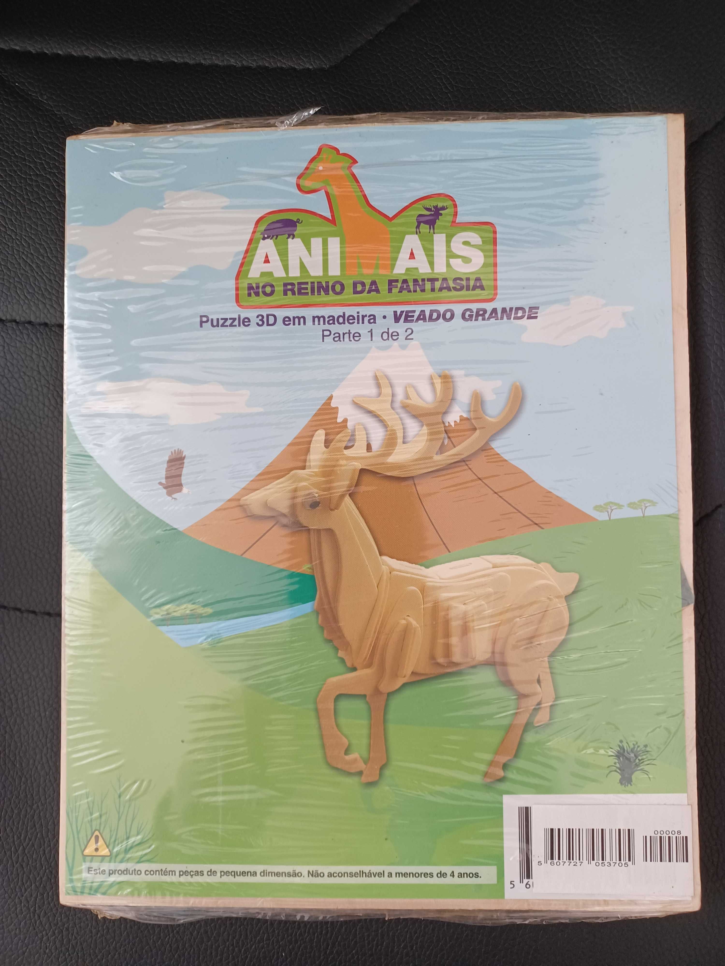 Puzzle em madeira - Animais