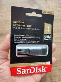 SanDisk Extreme pro 1TB. USB 3.2. Nowy pendrive. Oryginalny.