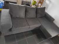 Sofá chaise longue 3 lugares