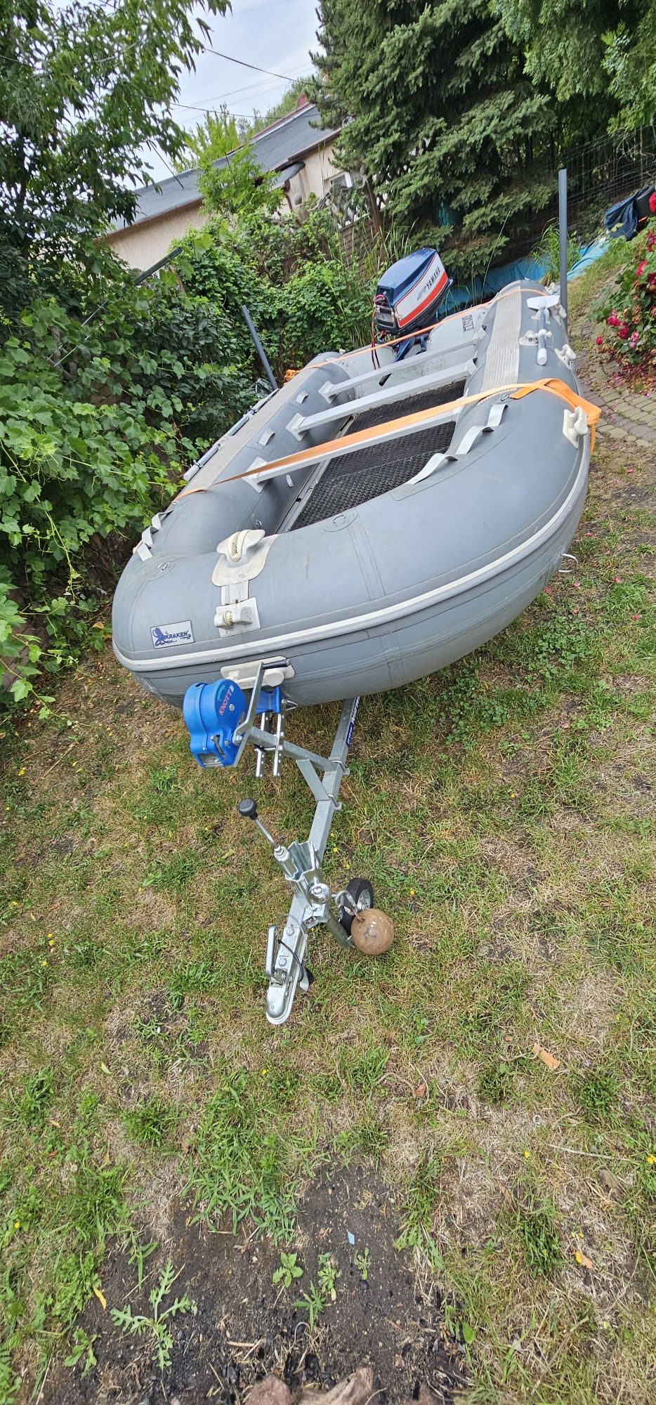 Ponton Kraken 470 z Przyczepą i Silnikiem