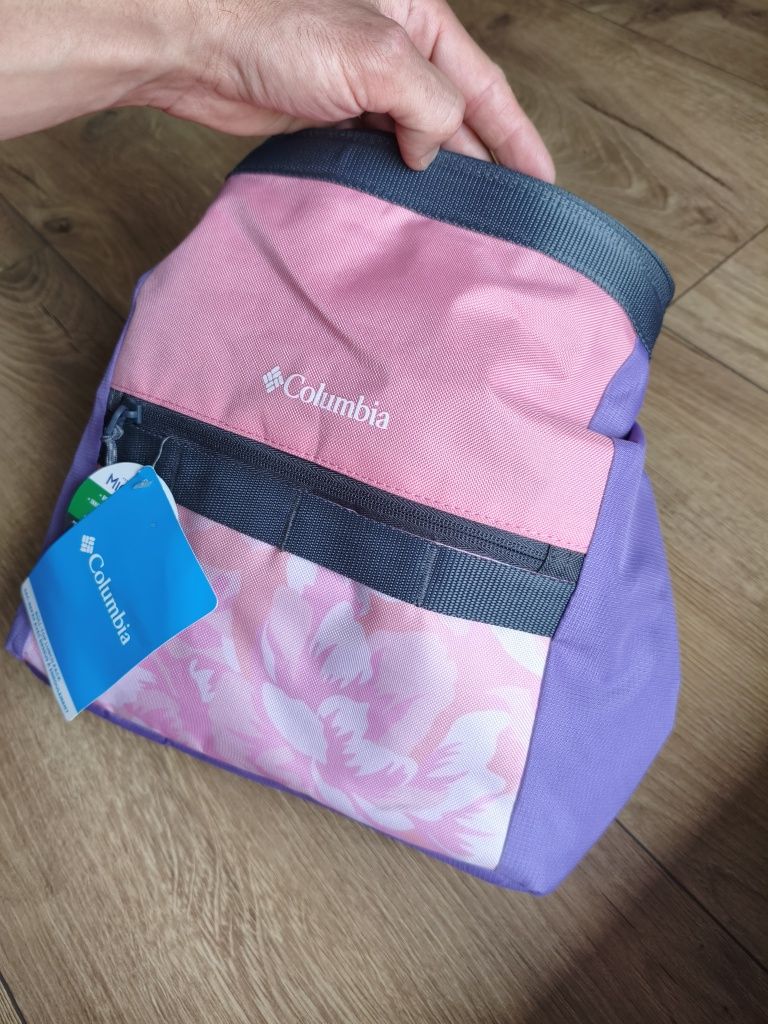 Torba Columbia termiczna lodówka 28 cm x 16 cm 30cm różowo-fioletowa