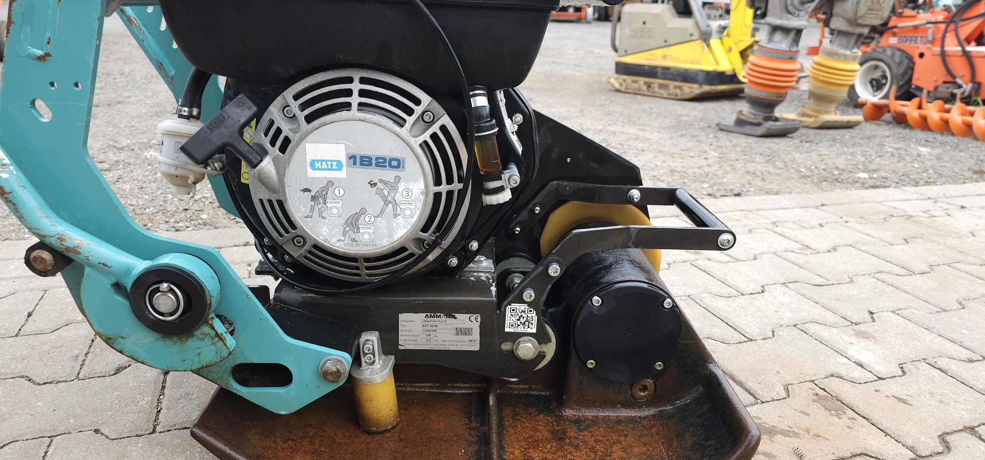 Zagęszczarka grunt Ammann APF 20/50 Wacker Bomag Atlas copco  Hatz