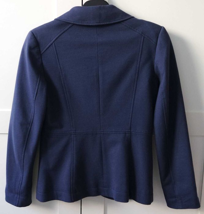 Marynarka damska marynarska H&M 38 dżersej bawełna