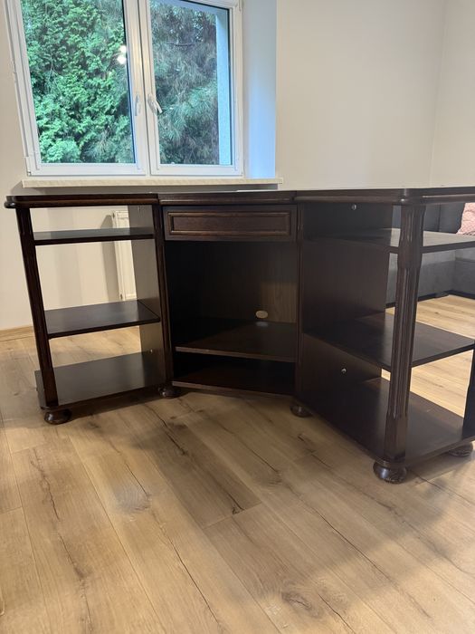 Drewniana narożna RTV