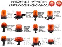 Pirilampo Rotativo Avisador Led Ambar Homologado 54Watt NOVO