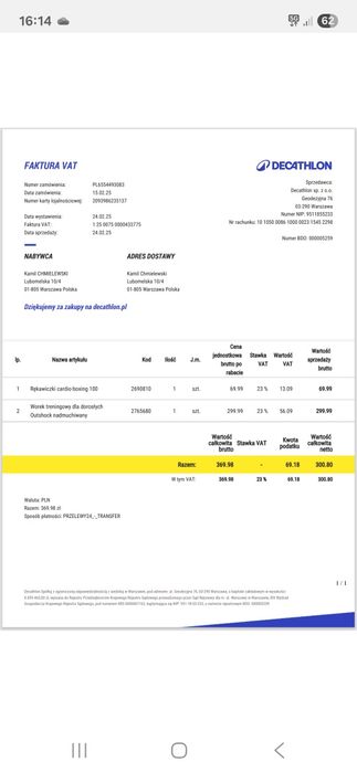 Worek treningowy, Outshock nadmuchiwany. Rękawiczki cardio-boxing 100