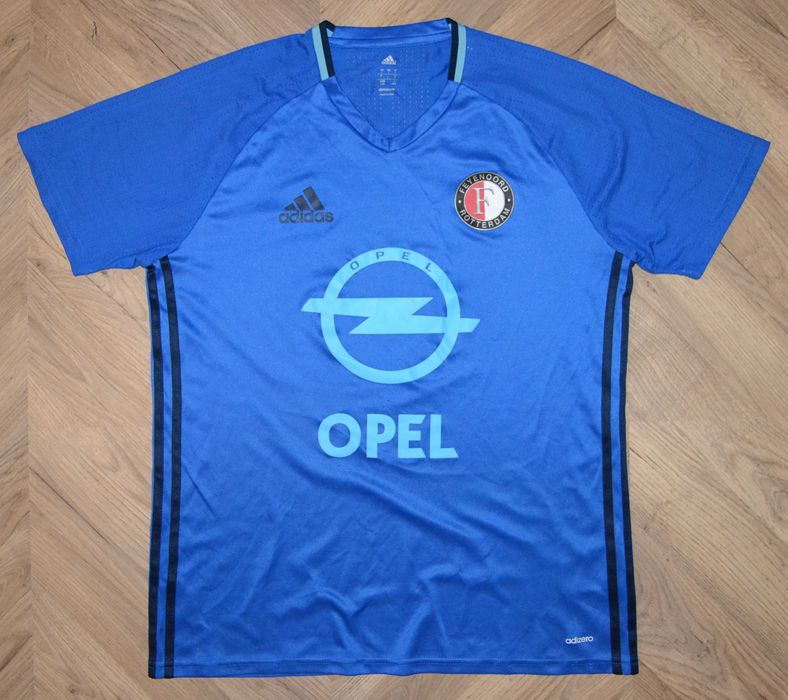 Adidas _ niebieska koszulka _ Feyenoord Rotterdam _ sezon 15/16 _ L