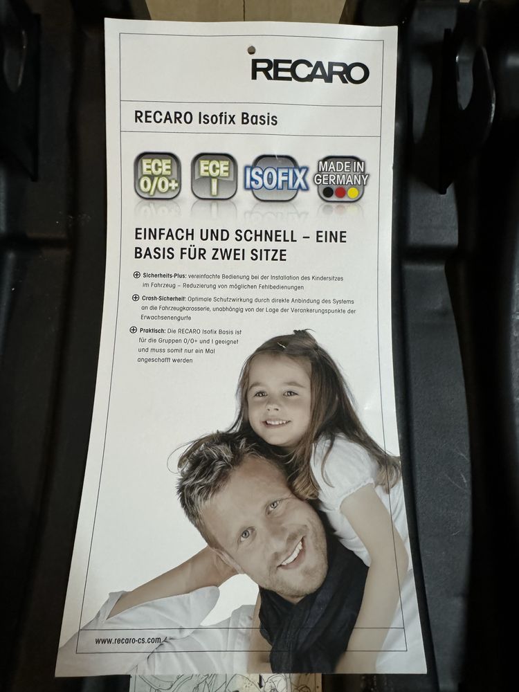 2 Bases Isofix Recaro