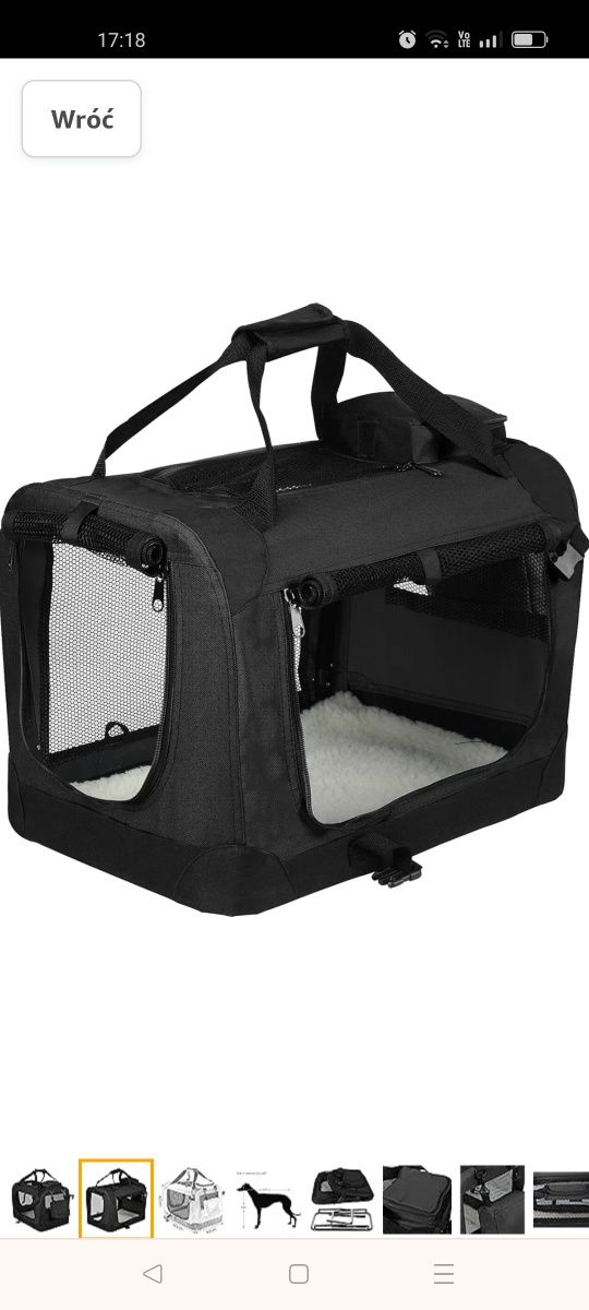 EUGAD Pudełko dla psów szer. 60 x wys. 42 x gł. 42 cm,