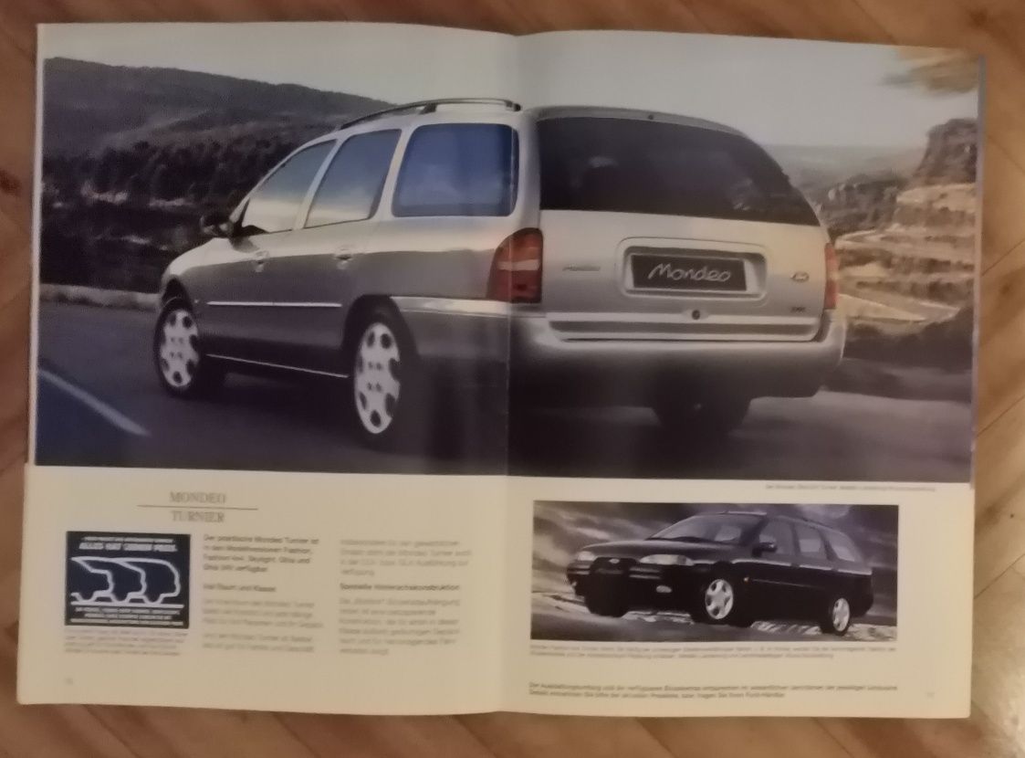 Ford Mondeo katalog prospekt w języku niemieckim motoryzacja