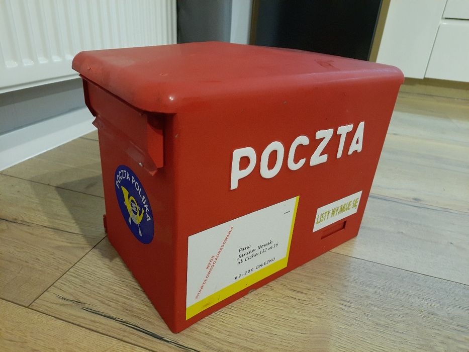 Skrzynka poczta polska, prl, z kluczem, oryginalna, darmowa dostawa