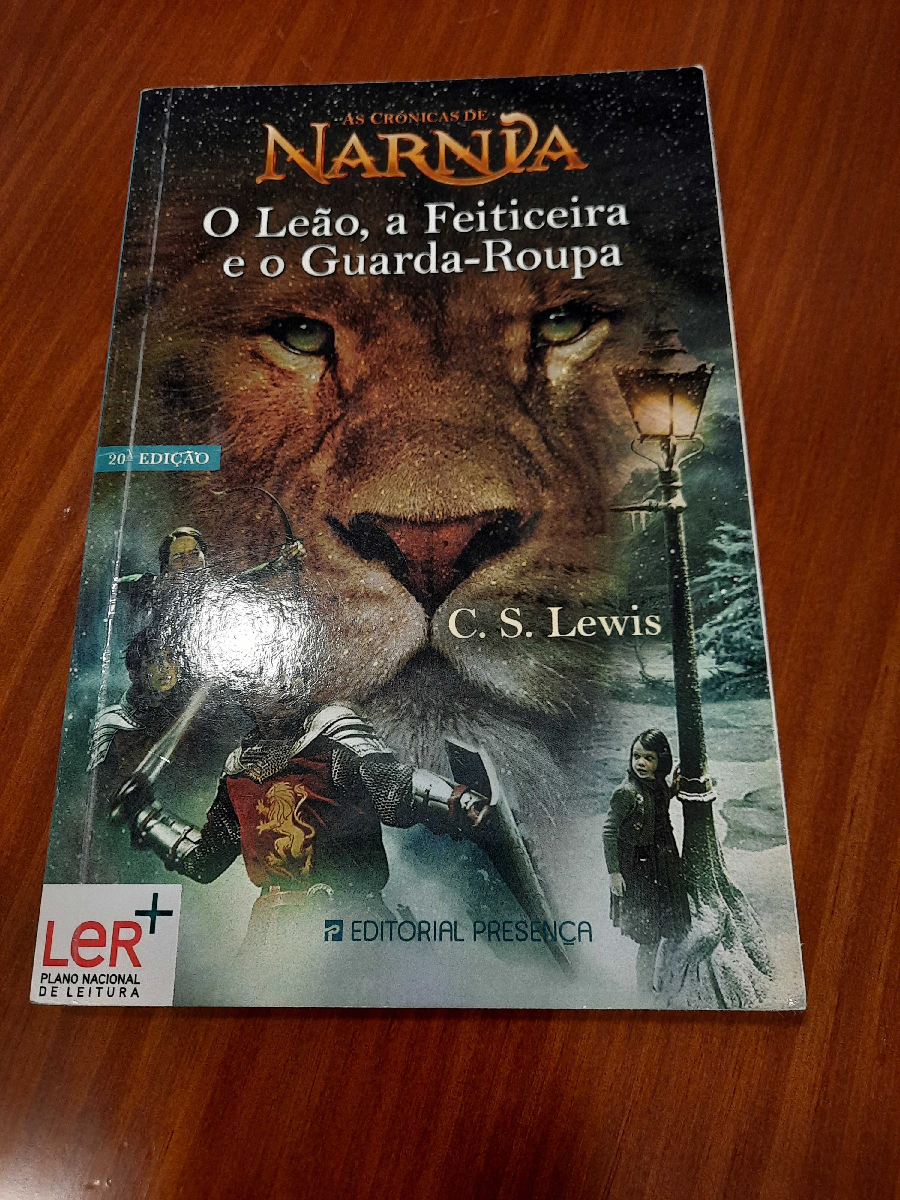 Livro As crónicas de Narnia-O Leão, a Feiticeira e o Guarda-Roupa