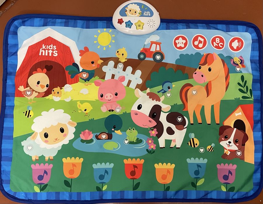 Музичний розвиваючий килимок для дітей