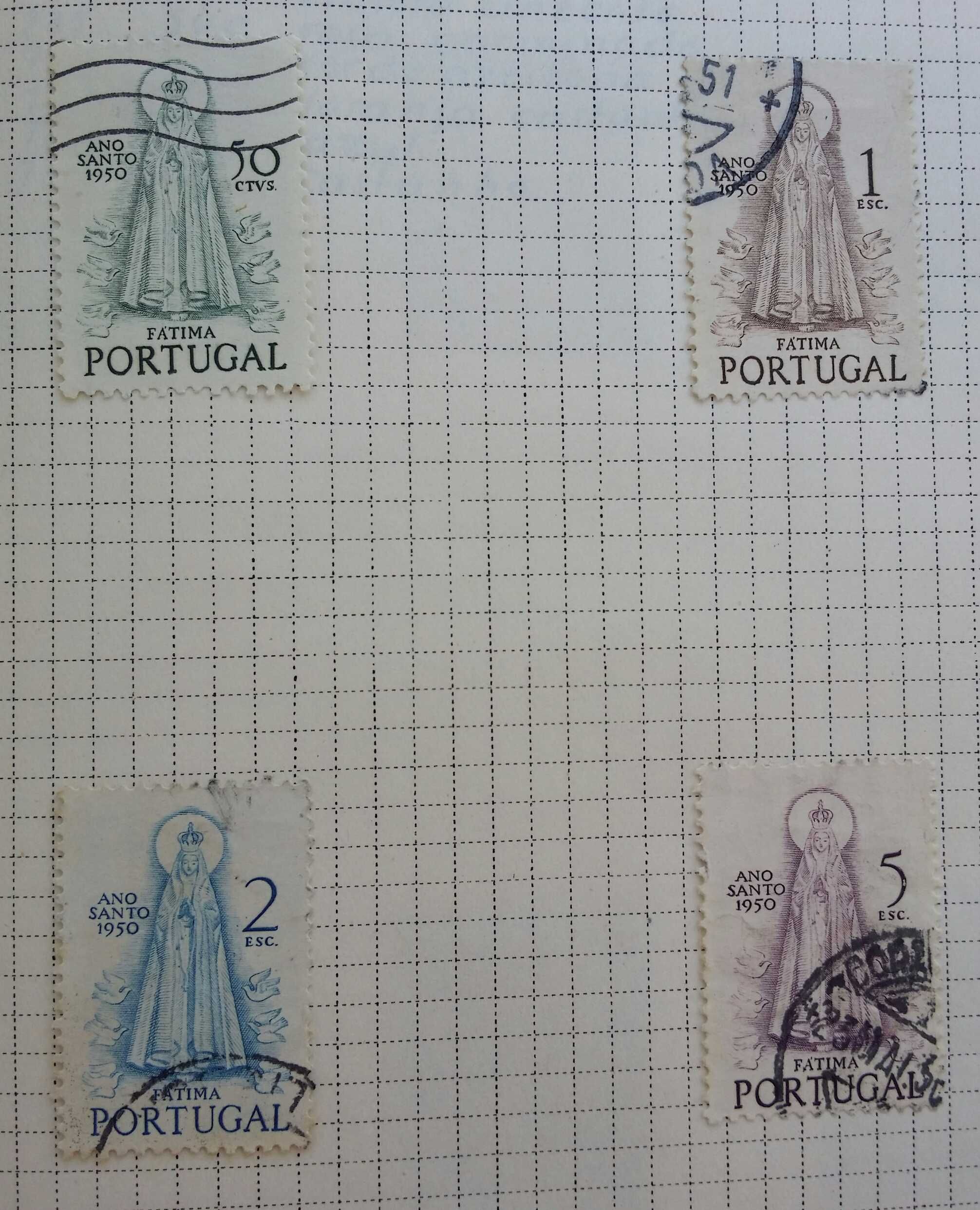 Filatelia selos Portugal Ano santo 1950
