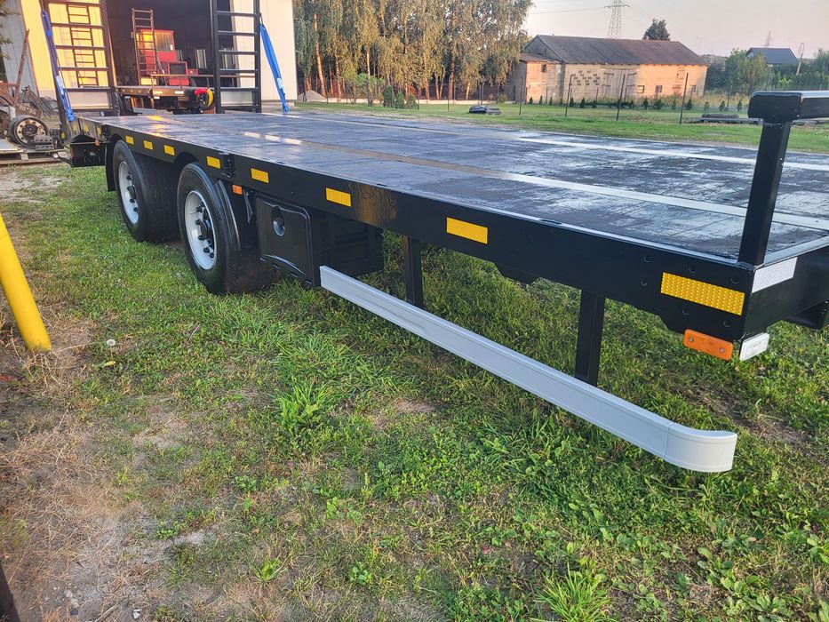 Przyczepa tandem niskopodwozie laweta do transportu koparek,  wiertnic