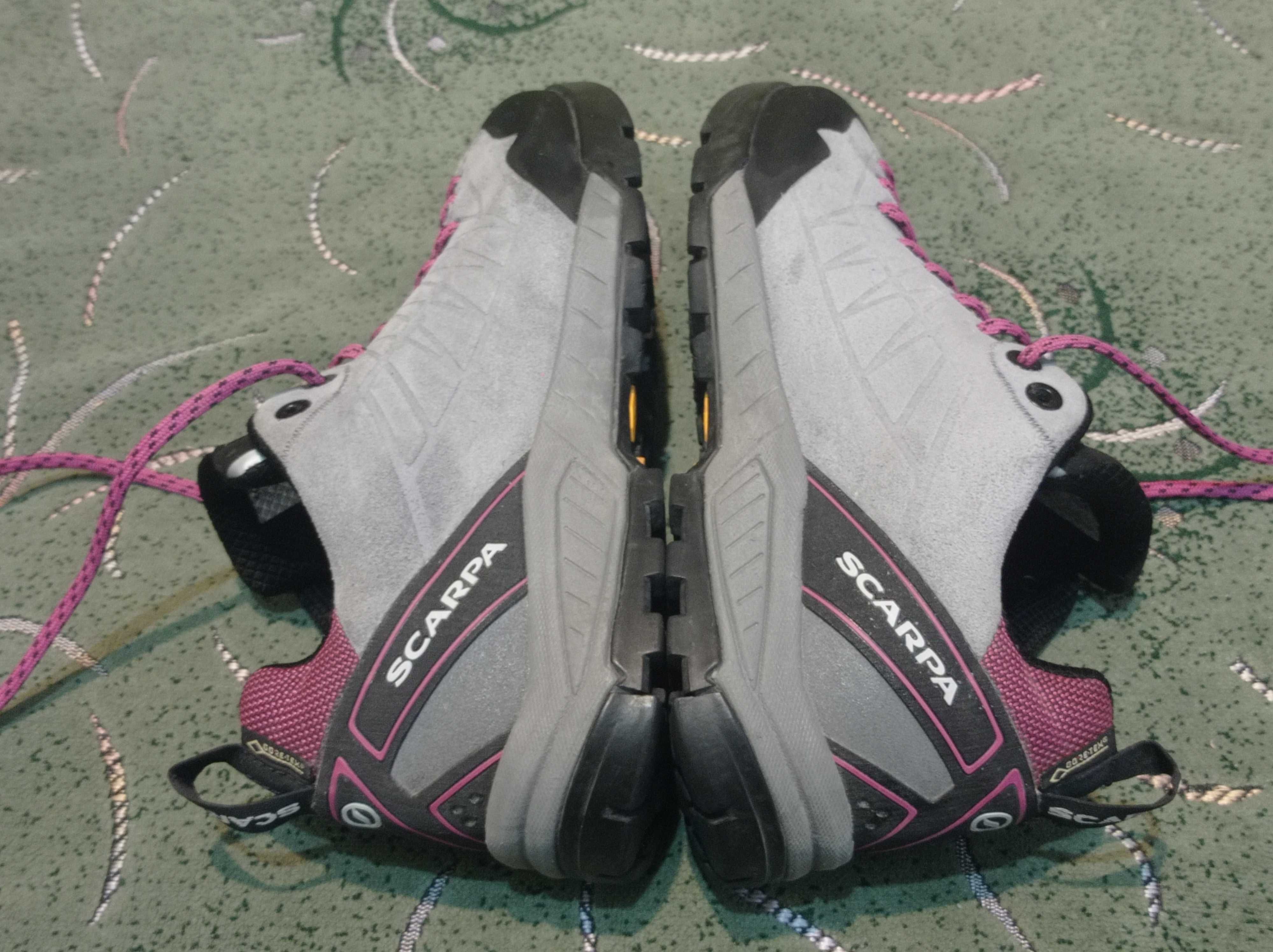 Кросівки Scarpa Gore-tex vibram фірмові оригінал розмір-37 устілка-24