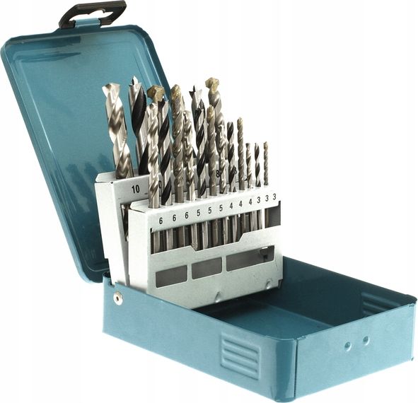 Makita D-46202 Wiertła Do Metalu Drewna Kamienia