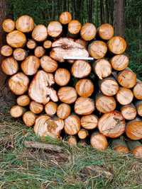 Drewno Opałowe/kominkowe,stemple,słupki do siatki leśnej