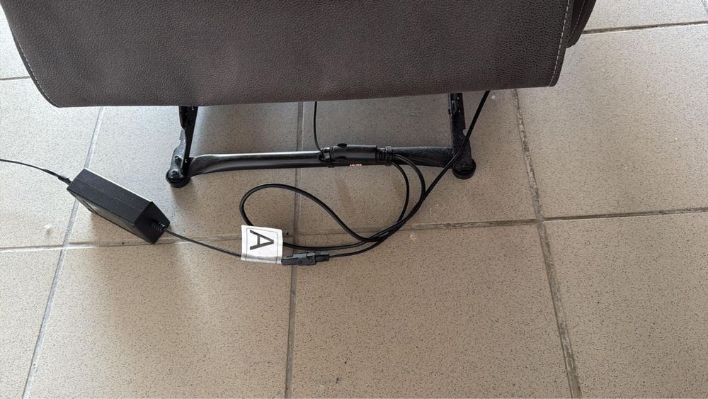 Cadeirão reclinável cinza JYSK