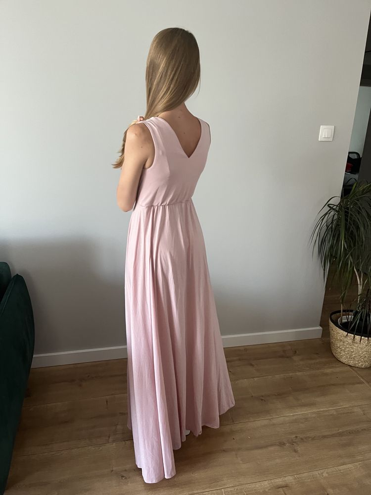 Suknia na wesele, różowa sukienka