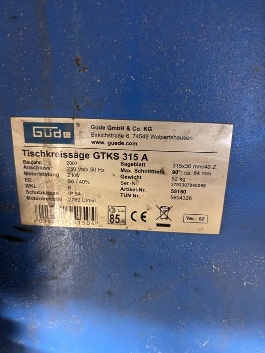 Piła stołowa , krajzega