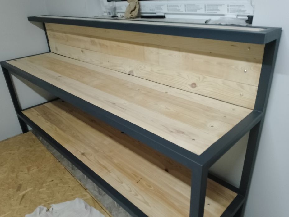 Solidne stoły i regały warsztatowe (falbanek)