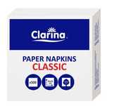 CLARINA 5313 Serwetki gastronomiczne BIAŁE 500 szt. 15x15 cm