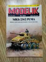 Model kartonowy MODELIK SdKfz 234/2 PUMA 1:25