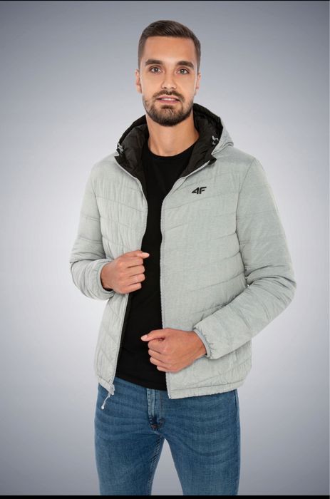 Kurtka pikowana 4F meska DWUSTRONNAM r.M