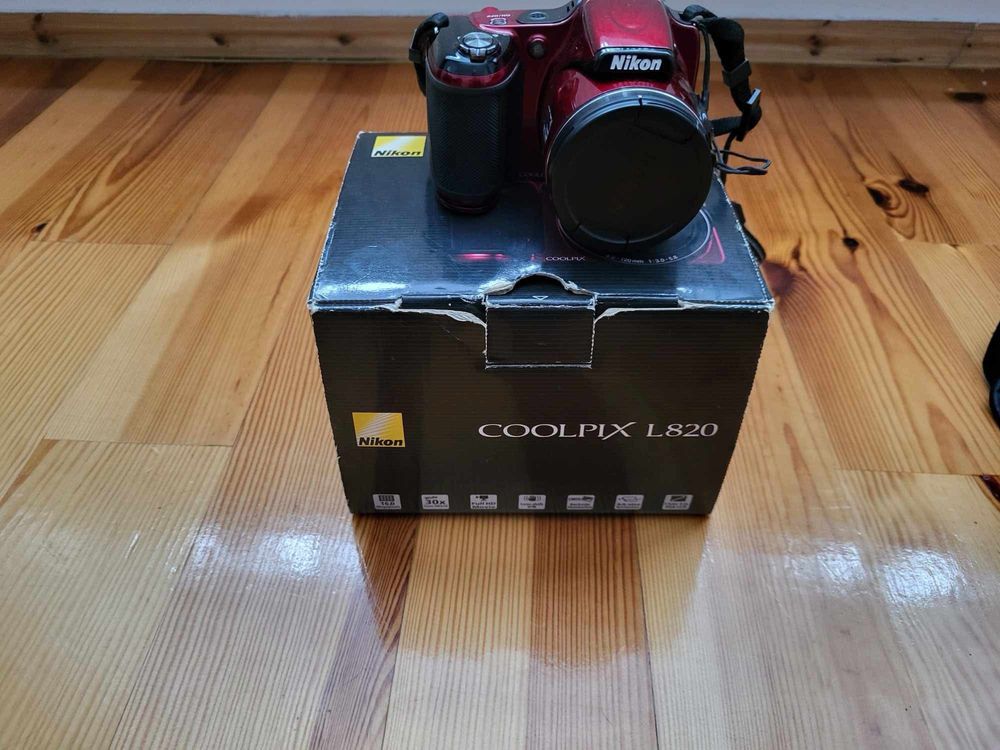 Aparat NIKON COOLPIX L820 Bordowy