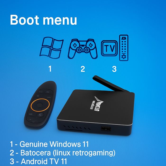 Mini PC 3 em 1 (pronto a utilizar)