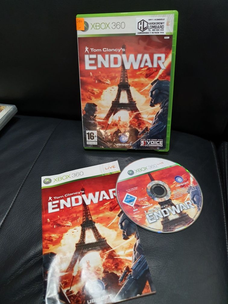 Gra gry xbox 360 one Tom Clancy's EndWar end war od kolekcjonera